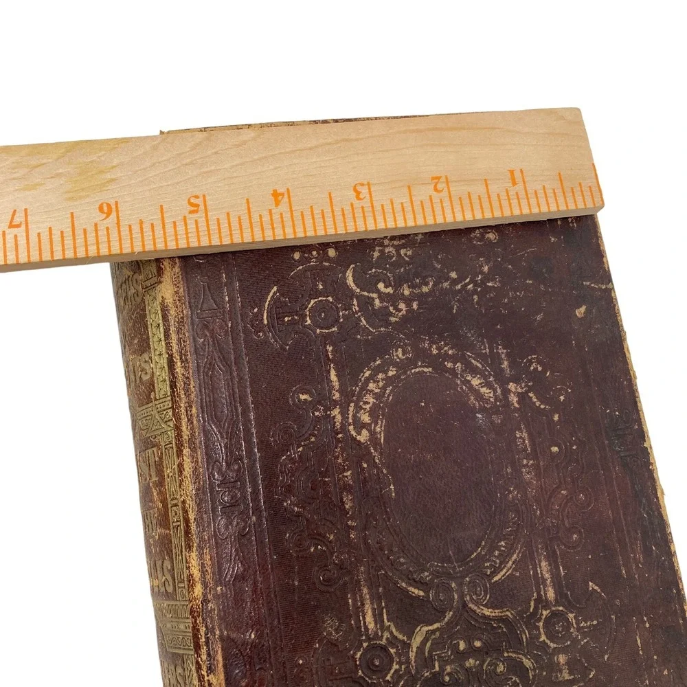 Antique‎ The Patriarchs And Prophets Christ And The Apostles  1874 Leather Bound
